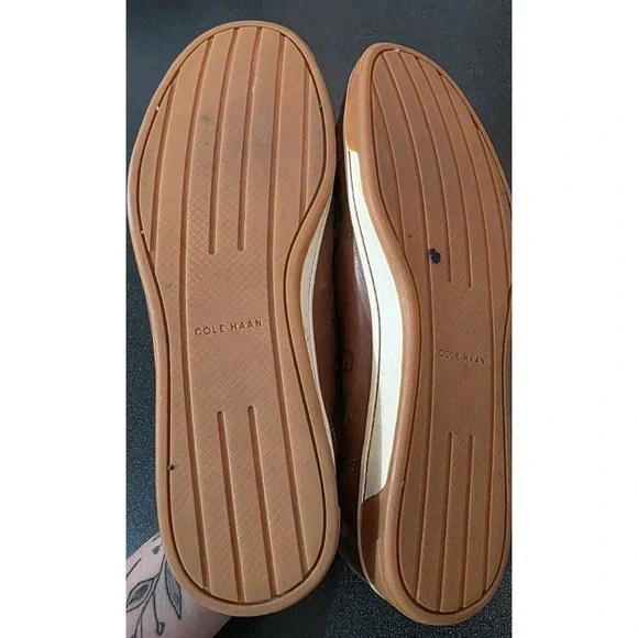 Cole Haan Berkley British Tan Leather Sneaker Shoes Lace Up Mens Sz 9.5 Brown‎ - Picture 6 of 6
